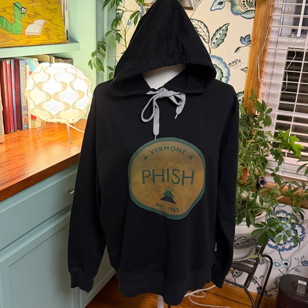 Vintage Hiclol Brand Phish Hoodie Vermont Logo - Large
